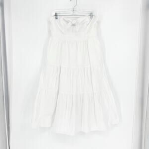 Universal Thread Tiered White Dress Size Large